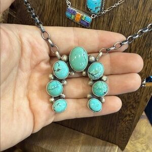Turquoise and Silver Necklace